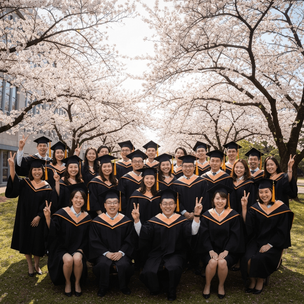 영산대 노인복지상담학과, ‘벚꽃 졸업 사진’ 진풍경 - 국제신문 — 이미지 1