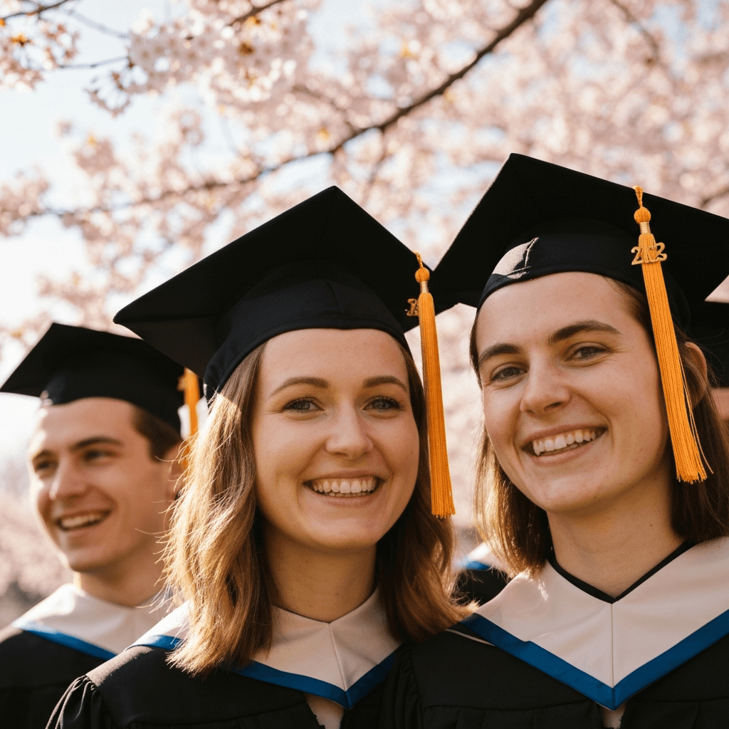 영산대 노인복지상담학과, ‘벚꽃 졸업 사진’ 진풍경 - 국제신문 — 이미지 2