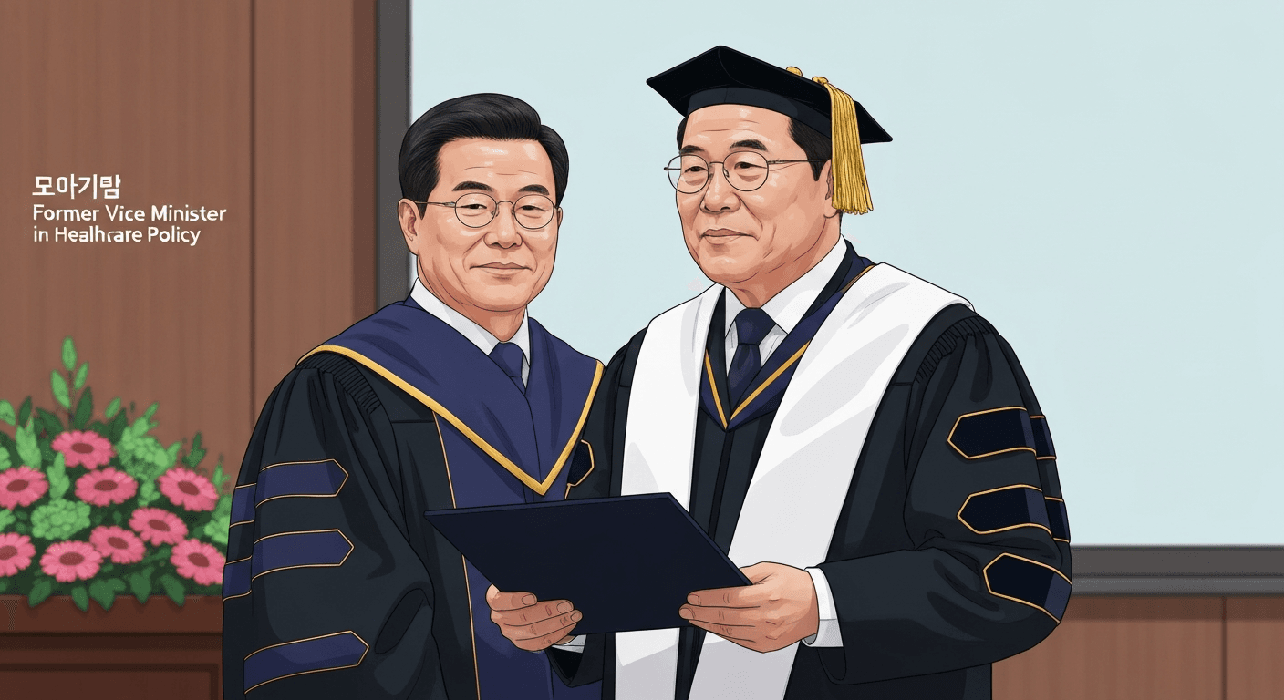 김용문 전 차관, 세 번째 박사 학위 취득…보건복지 정책 전문성 UP!