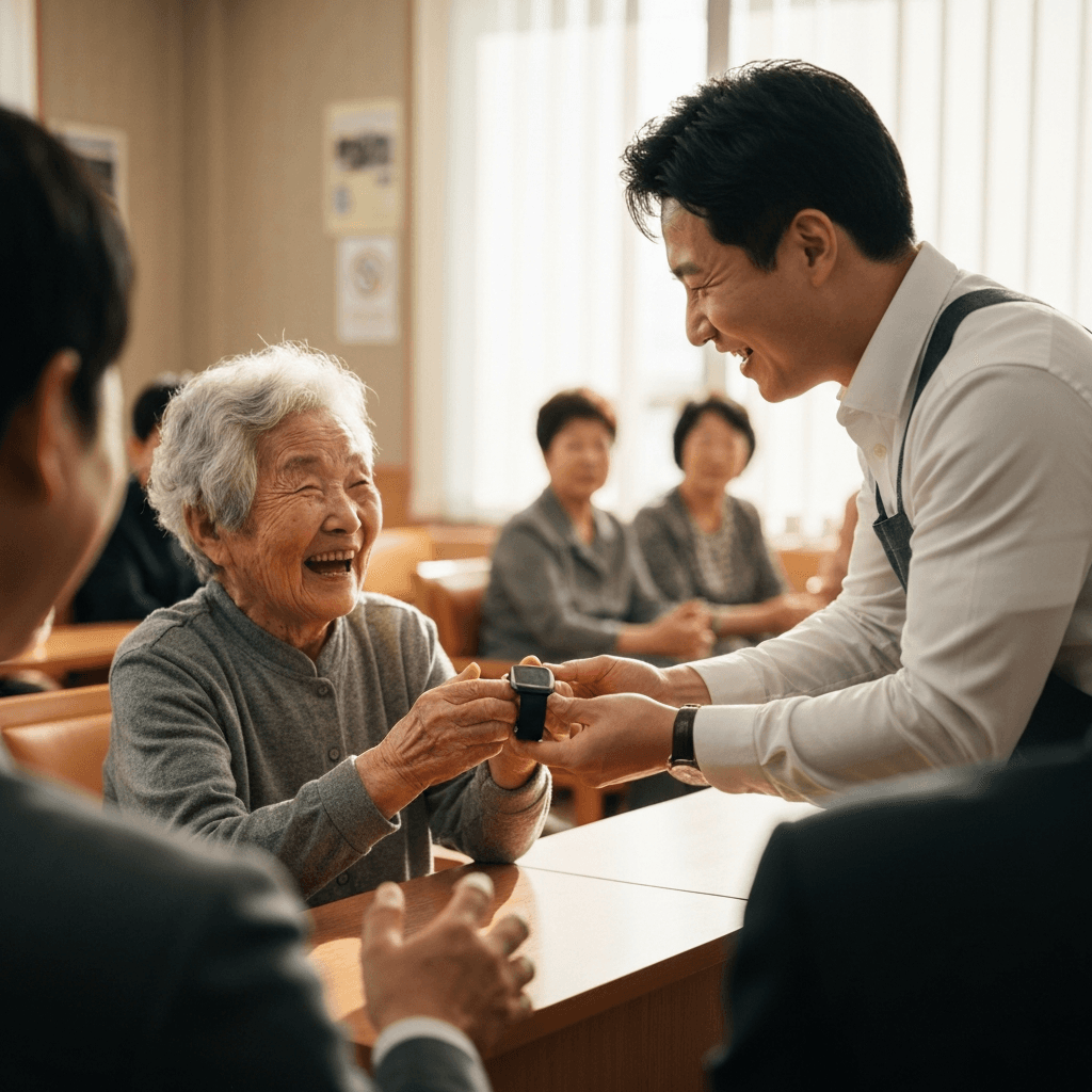사공협, 스마트워치 600대 기증…어르신 건강 지킨다 — 이미지 4