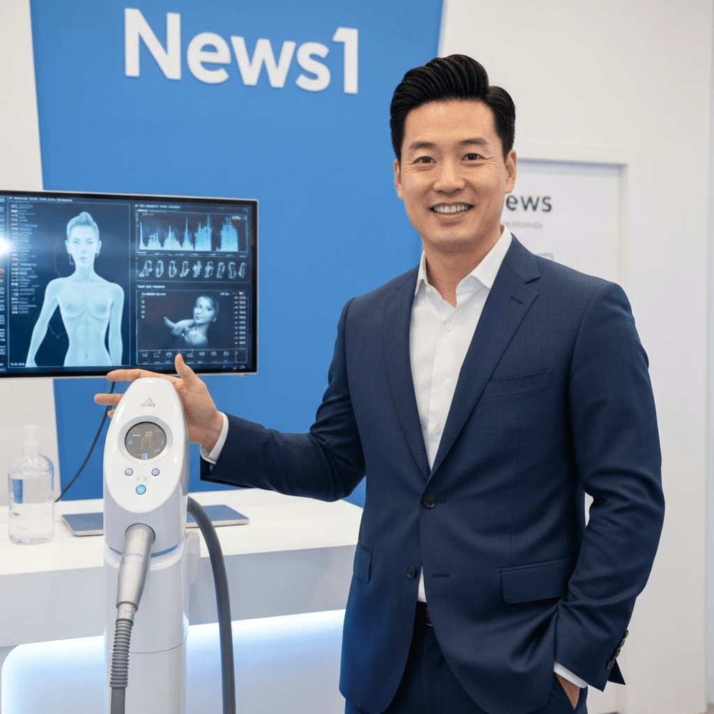 미용의료기기 박람회, 레이저 탈모 치료기기 - 뉴스1 — 이미지 3